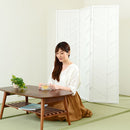 パーテーション パーテーション おしゃれ 衝立 間仕切り 折りたたみ パーティション 和室 リビング オフィス 3連 木製 スクリーン 不織布 ぼん家具