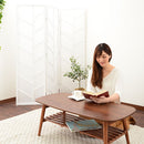 パーテーション パーテーション おしゃれ 衝立 間仕切り 折りたたみ パーティション 和室 リビング オフィス 3連 木製 スクリーン 不織布 ぼん家具