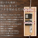木製ケーブルボックス コードケース 木製 ケーブルボックス 桐 収納ボックス 卓上 ケーブル収納 ケース ルーターボックス コード収納 整理 コンセント収納 配線隠し ボックス ぼん家具