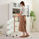 3分別キャスター付ダストボックス ゴミ箱 ダストボックス おしゃれ 分別 スリム 縦型 ごみ箱 シンプル 分別ごみ箱 分別ゴミ箱 キャスター付 キッチン リビング インテリア 収納用具 3段 ぼん家具