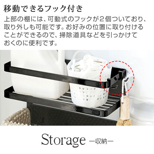 洗濯機マグネット収納ラック