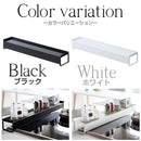 棚付き伸縮排気口カバー 排気口カバー 棚付き 伸縮式 油ハネガード 調味料 収納 コンロ キッチンラック 伸縮 グリル排気口カバー おしゃれ TOWER 山崎実業 山崎実業