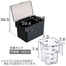密閉シンク下米びつ〔5kg〕 TOWER 山崎実業 米びつ 5kg 密閉 シンク下 ライスストッカー システムキッチン 引き出し用 おしゃれ 山崎実業