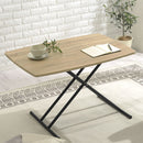 高さ調節テーブル 折りたたみテーブル 昇降式テーブル リフティングテーブル おしゃれ 机 スリム 幅85 奥行55 コンパクト 高さ調整 リビング ソファ サイド カフェ ぼん家具