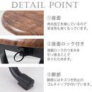 折りたたみ式チェア〔木目柄〕 オフィスチェア デスクチェア 折りたたみチェア チェア 折りたたみいす 軽量 持ち運び 折り畳み 椅子 コンパクト 作業 イス パイプ椅子 おしゃれ ぼん家具