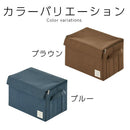 折り畳み収納ボックス〔Mサイズ〕 収納ボックス 収納ケース 布 折りたたみ ふた付き ボックス 衣類収納 コンパクト 小物 蓋つき 衣類ケース おしゃれ おもちゃ箱 収納袋 収納 押し入れ 本 Mサイズ ぼん家具