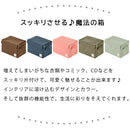 折り畳み収納ボックス〔Mサイズ〕 収納ボックス 収納ケース 布 折りたたみ ふた付き ボックス 衣類収納 コンパクト 小物 蓋つき 衣類ケース おしゃれ おもちゃ箱 収納袋 収納 押し入れ 本 Mサイズ ぼん家具