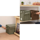 折り畳み収納ボックス〔Mサイズ〕 収納ボックス 収納ケース 布 折りたたみ ふた付き ボックス 衣類収納 コンパクト 小物 蓋つき 衣類ケース おしゃれ おもちゃ箱 収納袋 収納 押し入れ 本 Mサイズ ぼん家具