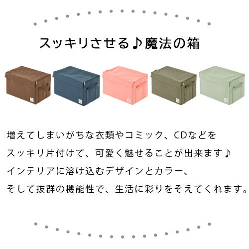 折り畳み収納ボックス〔Lサイズ〕