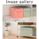 折り畳み収納ボックス〔Lサイズ〕 収納ボックス 収納ケース 布 折りたたみ ふた付き ストレージボックス 衣類収納 大容量 衣類収納ボックス 小物 蓋つき おしゃれ おもちゃ箱 衣類 収納 Lサイズ ぼん家具