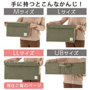 折り畳み収納ボックス〔LLサイズ〕 収納ボックス 布 折りたたみ ふた付き ストレージボックス 衣類収納 大容量 小物 蓋つき おしゃれ ファスナー 収納ケース コンパクト 収納袋 衣類 収納 LLサイズ ぼん家具