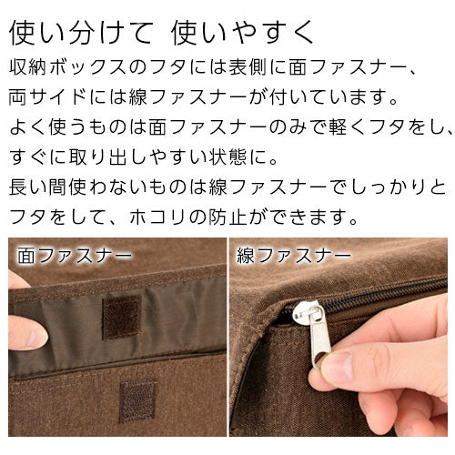 折り畳み収納ボックス〔アンダーベッドサイズ〕