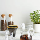 BOTTLIT　キャニスター600ml キャニスター 保存容器 容器 ビン 透明 ガラス瓶 蓋付き 保存瓶 キッチン雑貨 キッチン用品 ガラス製 おしゃれ 600ml ぼん家具