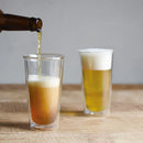 CAST　ダブルウォールビアグラス グラス おしゃれ 北欧 耐熱ガラス ビアグラス ビールグラス 食器 お酒 飲み物 電子レンジ対応 ぼん家具