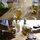 KRONOS　ダブルウォールアイスティーグラス〔2個セット〕 ティーカップ ダブルウォールティーカップ グラス コップ アイスティー カップ 食器 お酒 飲み物 おしゃれ 2個セット ぼん家具