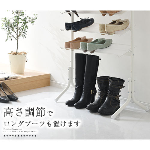 天板付きシューズラック