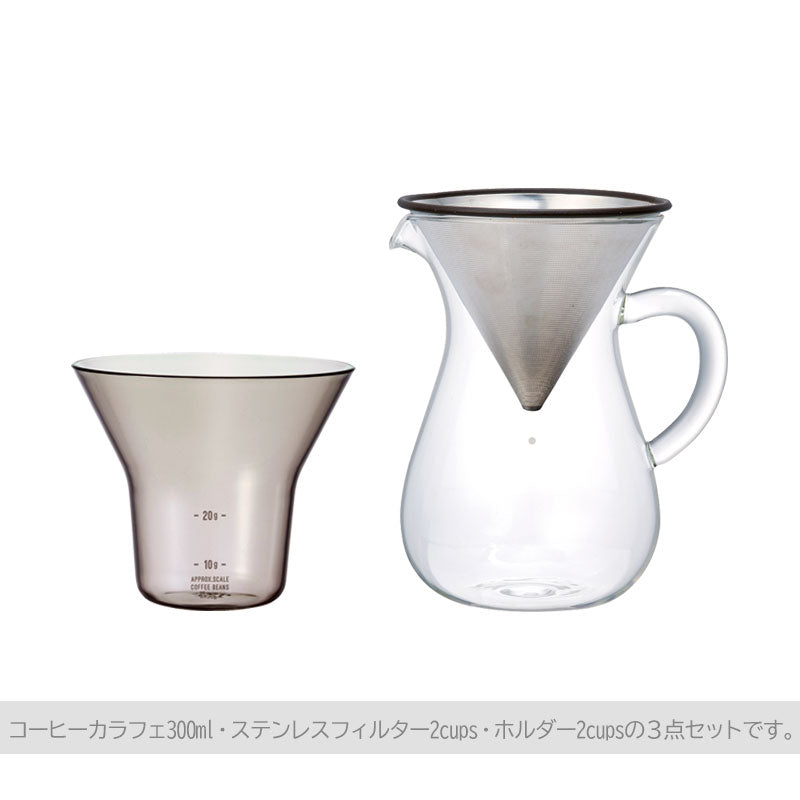 SLOW COFFE STYLE　コーヒーカラフェセット300mlステンレス