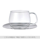 UNITEA　カップ＆ソーサー350mlステンレス ティーカップ ソーサー 受け皿 セット カップ ぼん家具