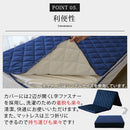 敷布団兼用マットレス〔セミダブル〕スリープオアシス ノンスプリングマットレス マットレス セミダブル 折りたたみ 高反発マットレス 腰痛 対策 ベッドマットレス 薄型 奥行 200cm 敷布団 洗える ライズ SLEEP OASIS