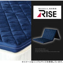 敷布団兼用マットレス〔セミダブル〕スリープオアシス ノンスプリングマットレス マットレス セミダブル 折りたたみ 高反発マットレス 腰痛 対策 ベッドマットレス 薄型 奥行 200cm 敷布団 洗える ライズ SLEEP OASIS