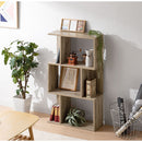 ディスプレイシェルフ〔3段〕 ディスプレイラック S型 3段 オープンラック シェルフ 収納棚 本棚 ディスプレイ 薄型 A4 ぼん家具