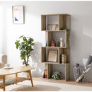 ディスプレイシェルフ〔4段〕 ディスプレイラック S型 4段 オープンラック シェルフ 収納棚 本棚 ディスプレイ 薄型 A4 ぼん家具