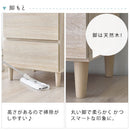 サイドチェスト チェスト サイドチェスト チェストラック 木製 おしゃれ 白 タンス 北欧 洋服収納 衣類収納 収納チェスト 木製キャビネット インテリア リビング 佐藤産業