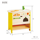 森のアイランドキッチン おままごと キッチン おもちゃ コンロ ごっこ遊び 天然木 子供 幼児 絵本ラック 蛇口 収納 お片付け 誕生日 4歳 5歳 可愛い ぼん家具
