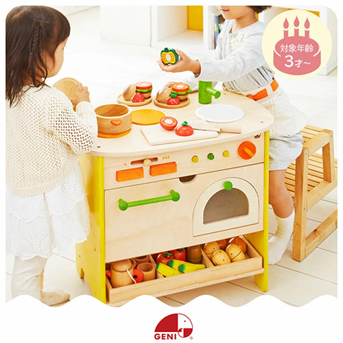 キッチン家電 jinjin 森のアイランドキッチン おもちゃ ぬいぐるみ おしゃれ ジェニ