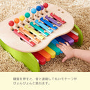 森のメロディーメーカー 鉄琴 木のおもちゃ 知育玩具 鍵盤 シロフォン バチ 2本付 天然木 ベビー キッズ 音楽 1.5歳から 2歳 3歳 幼児 誕生日プレゼント 女の子 男の子 ぼん家具