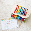 森のメロディーメーカー 鉄琴 木のおもちゃ 知育玩具 鍵盤 シロフォン バチ 2本付 天然木 ベビー キッズ 音楽 1.5歳から 2歳 3歳 幼児 誕生日プレゼント 女の子 男の子 ぼん家具