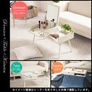 ドレッサーこたつ こたつテーブル ドレッサー おしゃれ こたつ コタツ 長方形 80cm 収納付き ヒーター ミラー 鏡 木製 ガラス 天板 ロータイプ ぼん家具