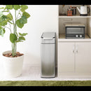 simplehuman　スリムタッチバーカン40L キッチンペール ゴミ箱 大容量 ごみばこ おしゃれ 蓋つき 抗菌加工 壁付け モノトーン 高級感 開店祝い 開業祝い 山崎実業