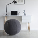 Vivora　シーティングボール〔シェニール〕 バランスボール 65cm ヨガボール エクササイズプフ 空気入れ付き 持ち運び おしゃれ ピラティスボール 割れにくい 二重構造 筋トレ 山崎実業