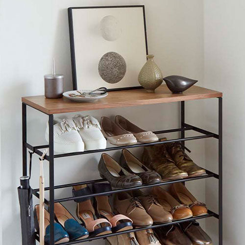 天板付きシューズラック 6段タイプ 玄関収納 シューズラック おしゃれ