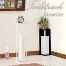 トイレットペーパーホルダー TOWER 山崎実業 トイレ収納 タワー スリム おしゃれ トイレットペーパーストッカー コンパクト 小物 コーナーラック 省スペース トイレブラシ 隙間収納 北欧 山崎実業