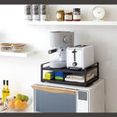 レンジ上ラック TOWER 山崎実業 レンジ上ラックタワー キッチンラック レンジ上置きラック キッチン 収納 ラック 台所用品 棚 レンジラック おしゃれ トースター 山崎実業