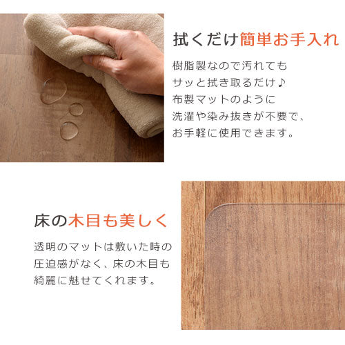 透明キッチンマット〔45×240cm〕