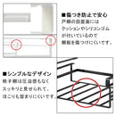 戸棚下収納ラック TOWER 戸棚下ラック 吊り戸棚下ラック 吊り下げ 収納 台所 便利グッズ キッチン 吊り下げラック おしゃれ 山崎実業