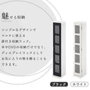 DVDラック cd/dvdラック ガラス扉付き 5段 可動棚 漫画 文庫本 本棚 収納 スリム 薄型 ディスプレイ ぼん家具