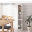 DVDラック cd/dvdラック ガラス扉付き 5段 可動棚 漫画 文庫本 本棚 収納 スリム 薄型 ディスプレイ ぼん家具