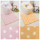 ふんわリッチトイレマット トイレマット 単品 洗える 滑り止め 拭ける ふわふわ おしゃれ 北欧 ふんわリッチ カキウチ ぼん家具