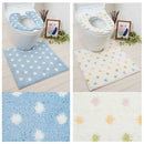 ふんわリッチトイレマット トイレマット 単品 洗える 滑り止め 拭ける ふわふわ おしゃれ 北欧 ふんわリッチ カキウチ ぼん家具