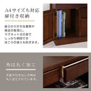 桐製ファックス台 桐チェスト 電話台 引き出し 収納棚 A4 キャビネット リビングボード 大容量 木製 ぼん家具