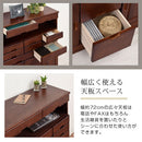 桐収納チェスト 桐チェスト 電話台 キャスター付き 引き出し 収納棚 A4 キャビネット 大容量 木製 ぼん家具