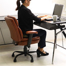 PUプレジデントチェア ミーティングチェア 会議用椅子 オフィスチェア オフィス デスクチェア おしゃれ 社長椅子 北欧 回転 キャスター 昇降 シンプル ぼん家具