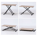 昇降テーブル 昇降式テーブル おしゃれ 小さめ 幅100 センターテーブル 木製 昇降 キャスター付き リフティングテーブル ダイニング テーブル ぼん家具