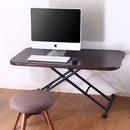 ガス昇降フリーテーブル　ワイド 昇降式テーブル おしゃれ ガス圧 大きめ 幅120 センターテーブル 木製 昇降 キャスター付き リフティングテーブル ダイニング テーブル ぼん家具