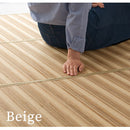 竹ラグカーペット〔200×300cm〕 竹ラグ 竹カーペット バンブーラグ おしゃれ ラグ カーペット 夏用 滑り止め 200×300 長方形 冷感 生地 竹 ラグマット ボーダー ストライプ 折りたたみ ぼん家具