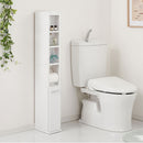 トイレストッカー〔7ロールタイプ〕 トイレラック スリム トイレ収納 ラック トイレットペーパーストッカー 収納 サニタリー 薄型 木製 トイレストッカー 棚 ランドリーラック 7ロール ぼん家具